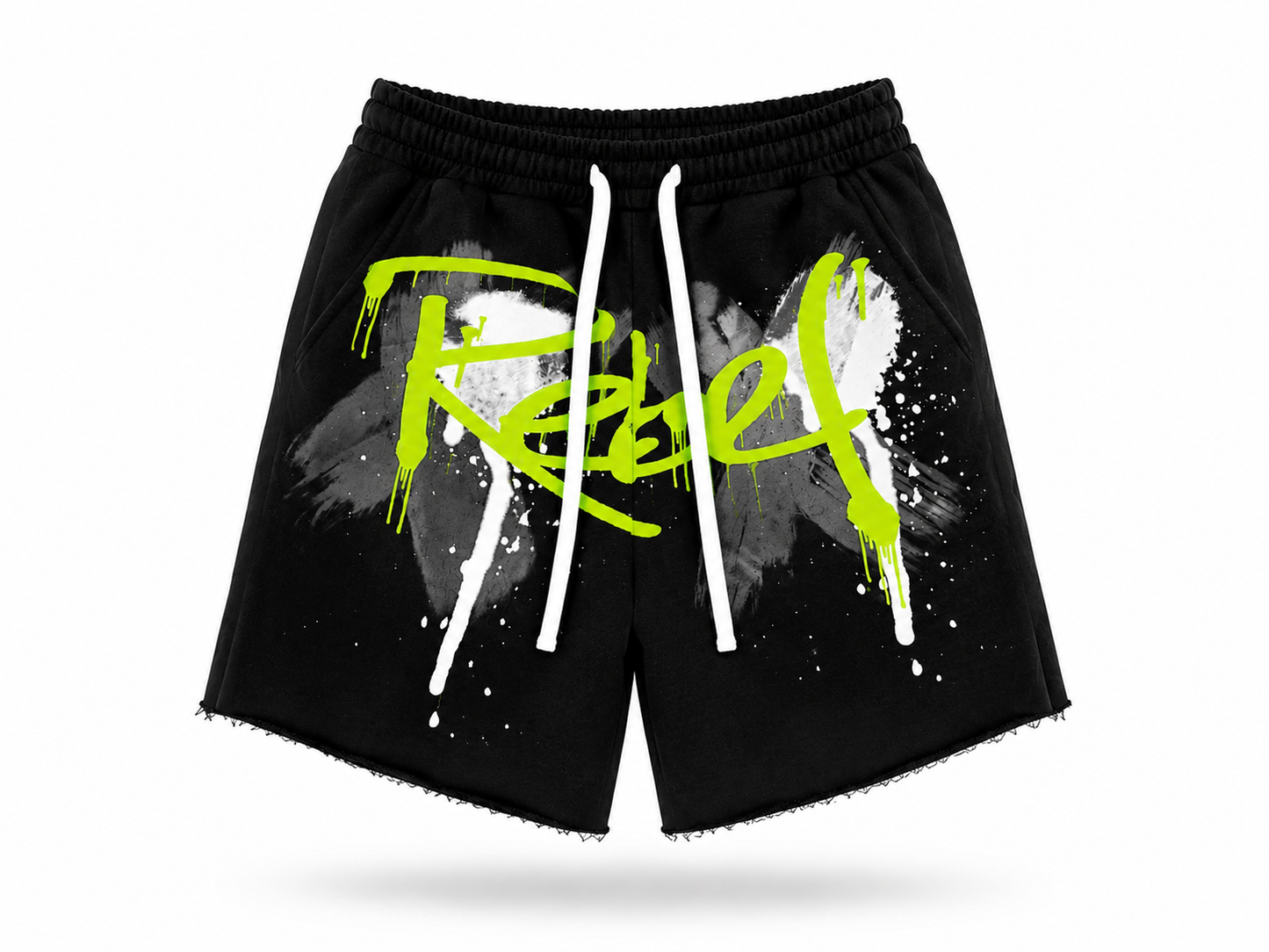 Rebel Graffiti Fleece Shorts