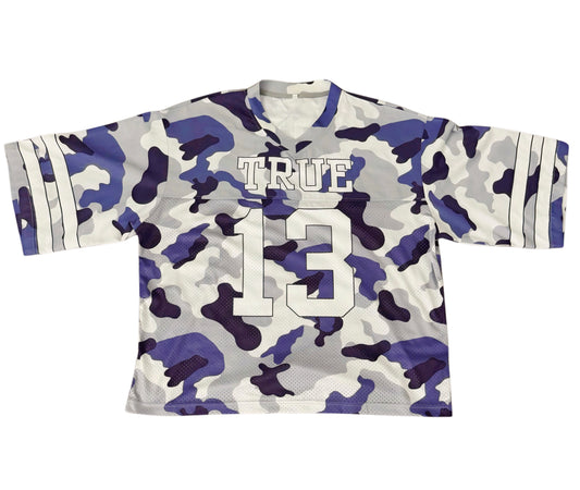 True Grit Purple Camo Football Jersey