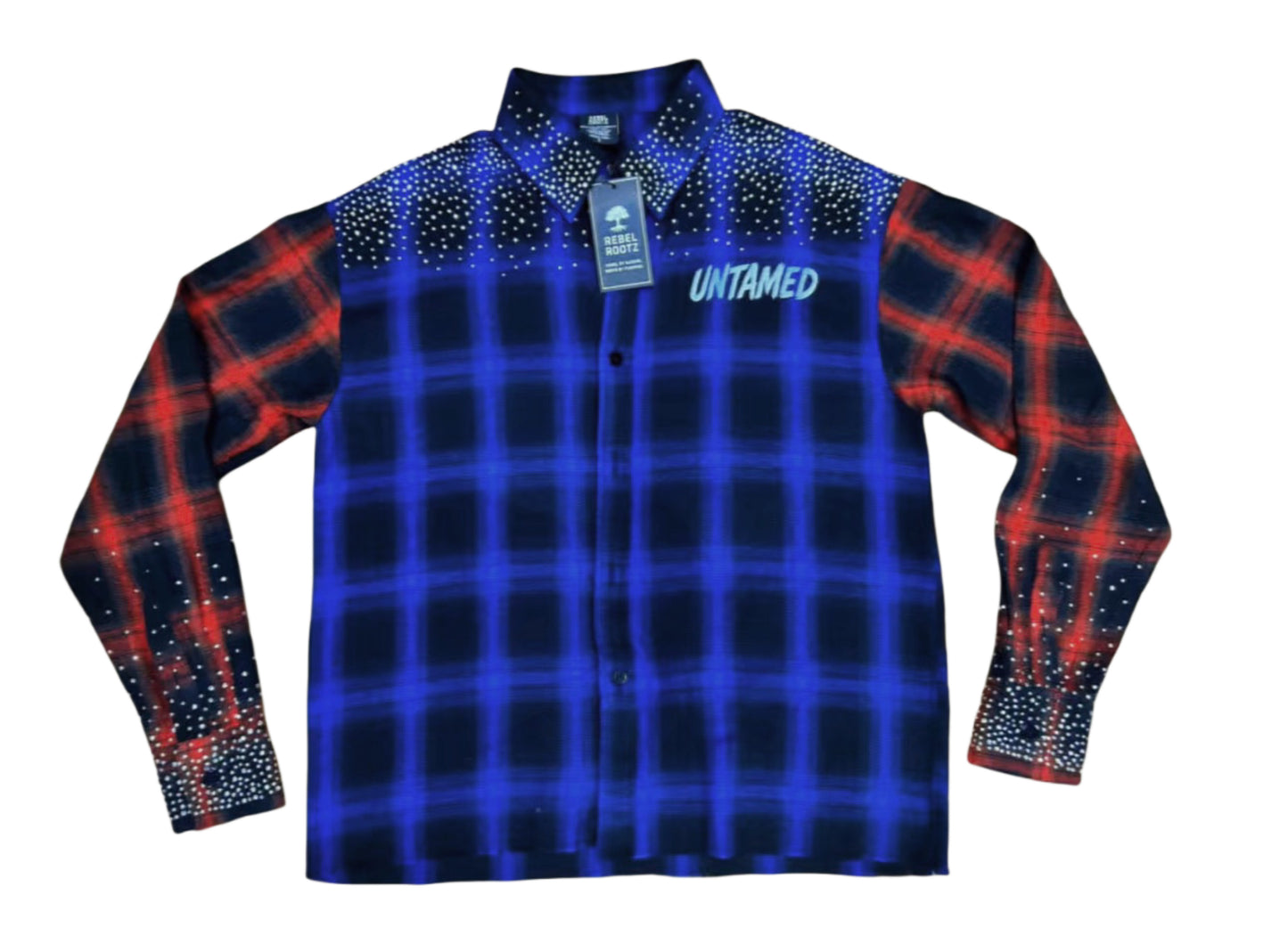 UNTAMED Rhinestone Flannels