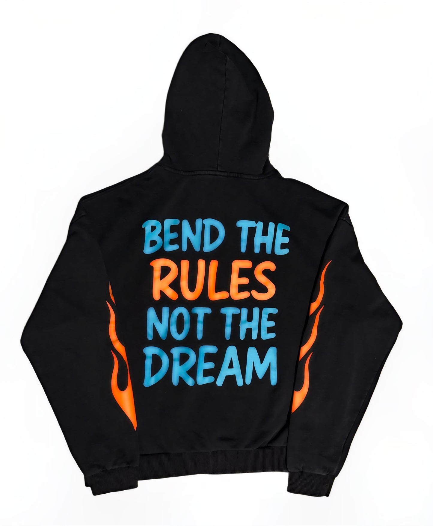 Rebel Rootz "Bend The Rules" Flame Hoodie