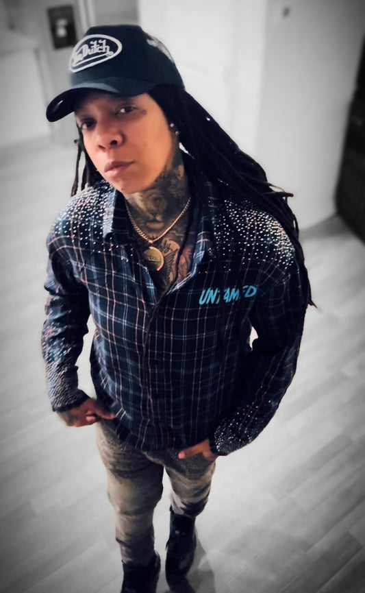 UNTAMED Rhinestone Flannels