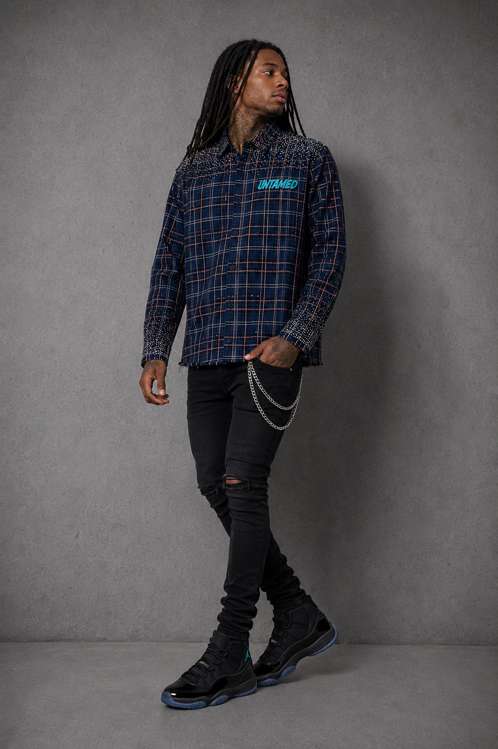 UNTAMED Rhinestone Flannels