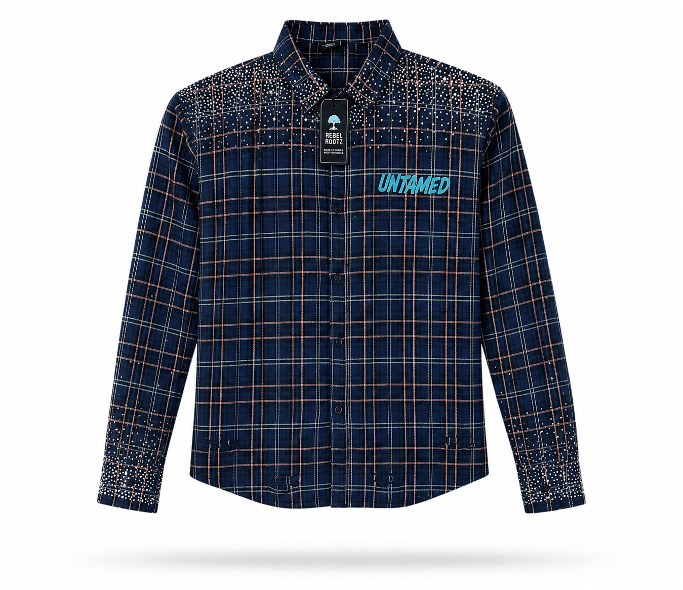 UNTAMED Rhinestone Flannels