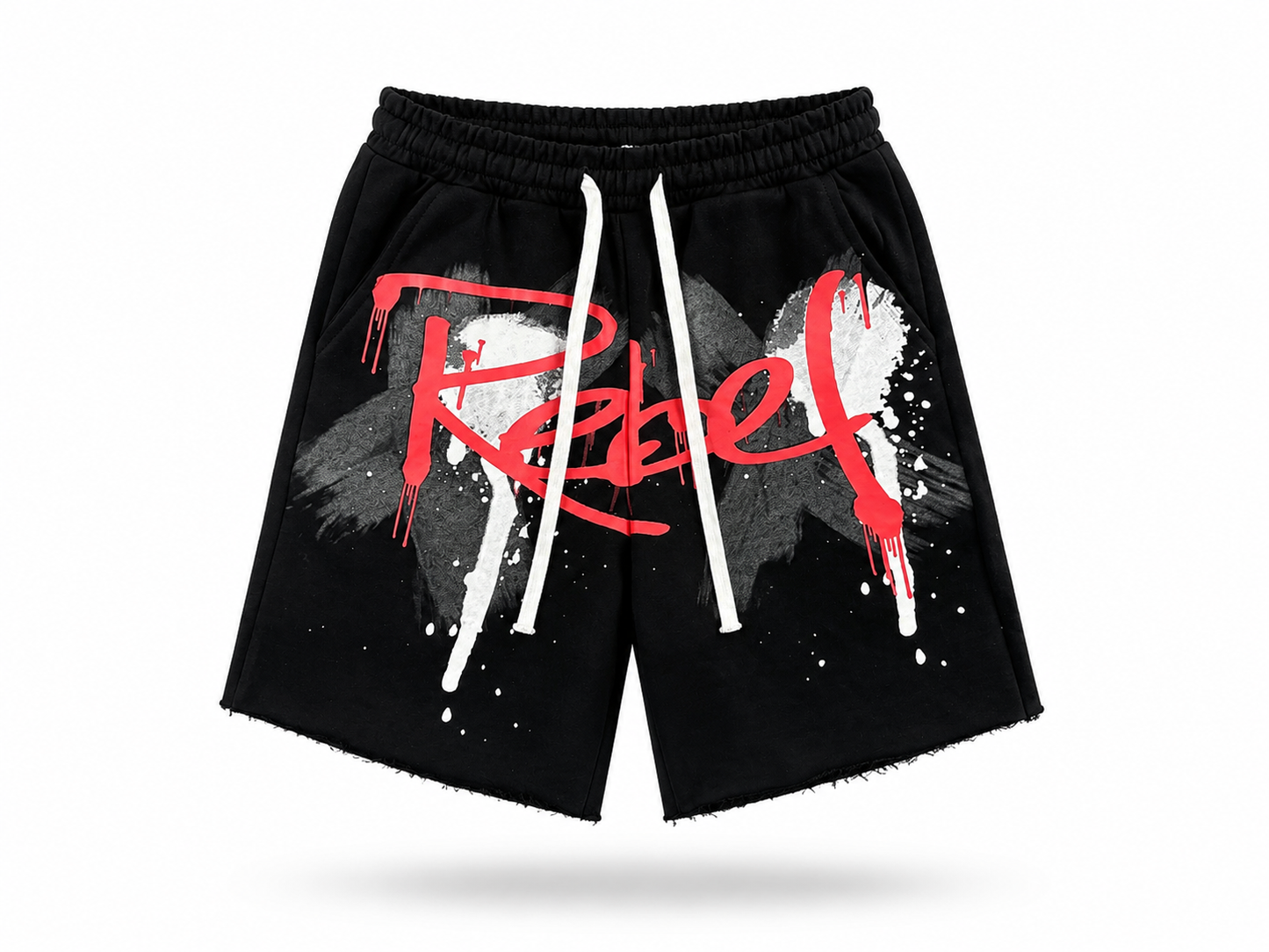 Rebel Graffiti Fleece Shorts