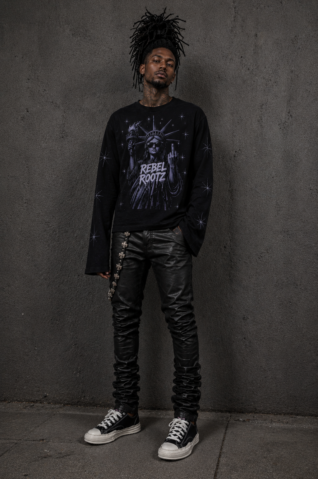 Untamed & Unchained Liberty Waffle Knit